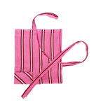 Raspberry Stripe Apron by mosey me