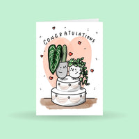 Congratulations on your wedding greeting card