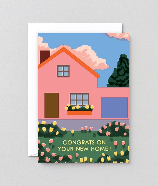 ‘Congrats New Home’ Greetings Card by WRAP