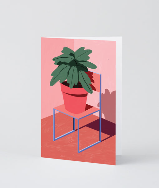 'Plant & Chair' Art Card by WRAP